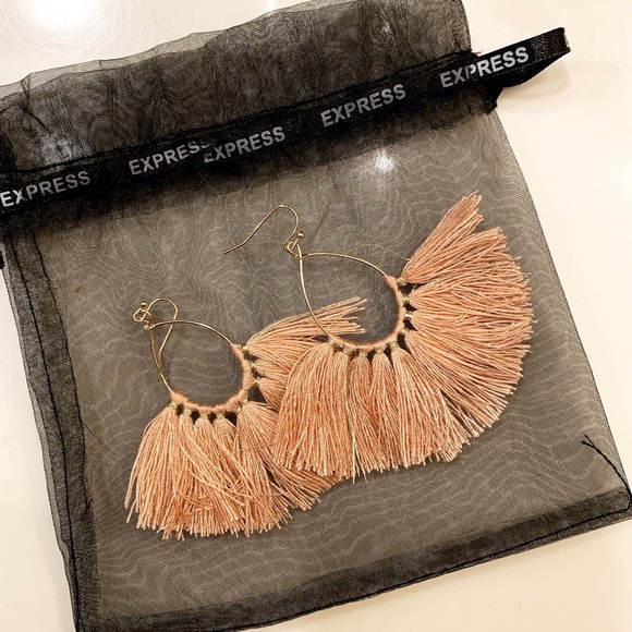 Express Jewelry - 💕 2/$12 Express Gold & Blush tassel earrings!